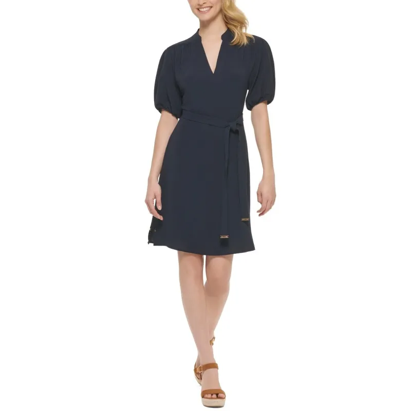 Tommy Hilfiger Women's Balloon Sleeve Dress Blue Size 10 sold by Zulily