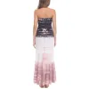 Raviya Junior's Tiered Tie Dyed Cover Up Maxi Dress Swimsuit Black Size X-Large sold by Zulily