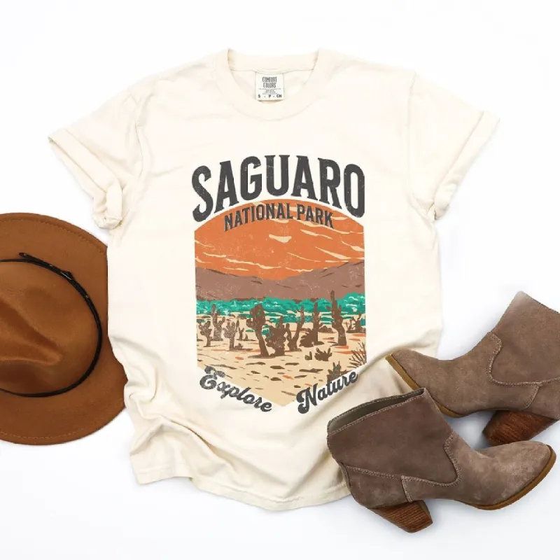 Saguaro National Park Explore More Garment Dyed Tee sold by Zulily