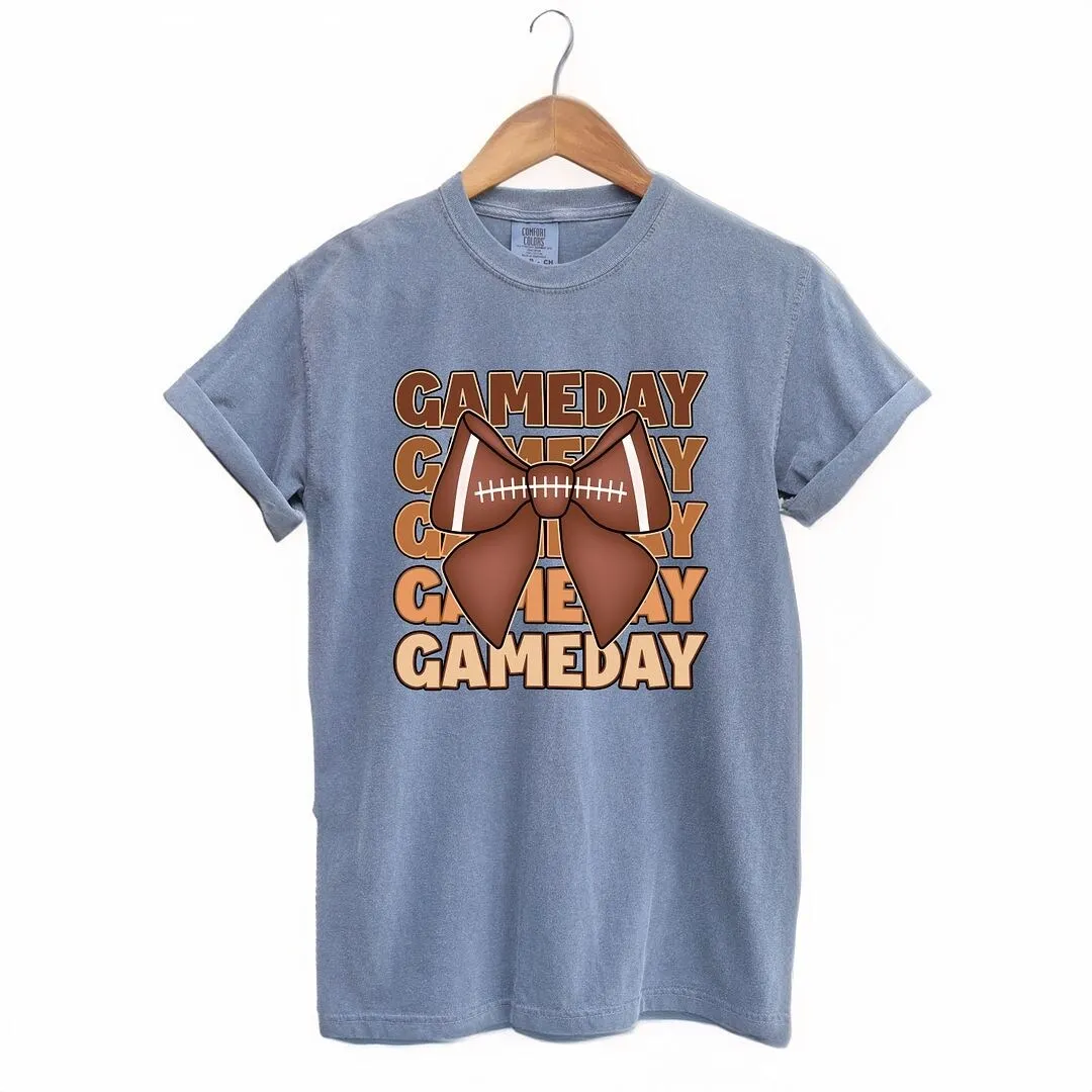 Coquette Football Game Day Garment Dyed Tee sold by Zulily product image thumbnail 2
