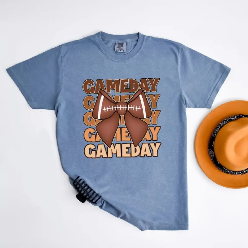 Coquette Football Game Day Garment Dyed Tee sold by Zulily