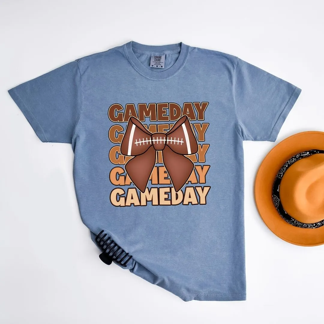 Coquette Football Game Day Garment Dyed Tee sold by Zulily