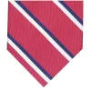 Club Room Men's Classic Stripe Tie Red Size Regular - One Size sold by Zulily