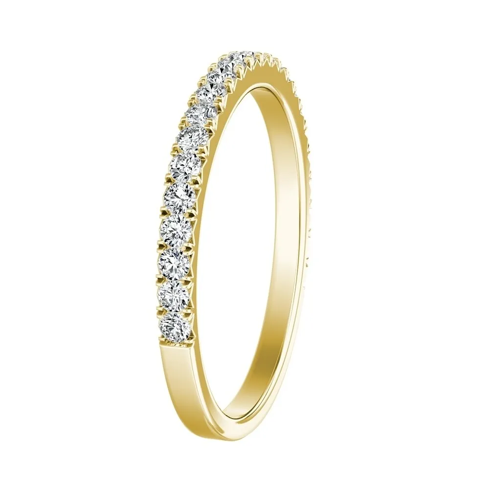 Auriya 1/3ctw Classic Diamond Anniversary Wedding Band 18k Gold sold by Zulily product image thumbnail 4