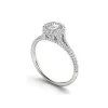 De Couer 14k White Gold 1ct TDW Diamond Halo Engagement Ring - White H-I - White H-I sold by Zulily