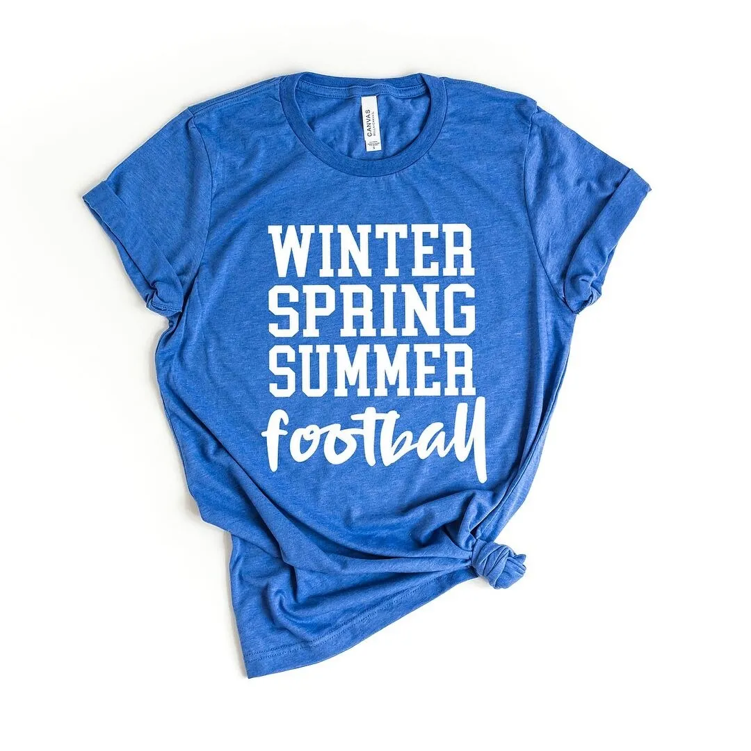 Winter Spring Summer Football Short Sleeve Tee sold by Zulily product image thumbnail 2