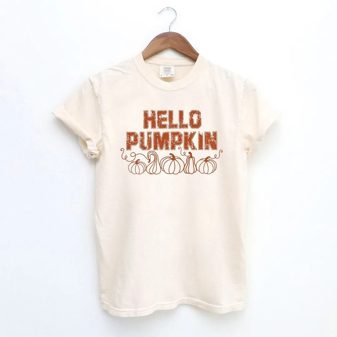 Hello Pumpkin Distressed Garment Dyed Tee sold by Zulily product image thumbnail 2