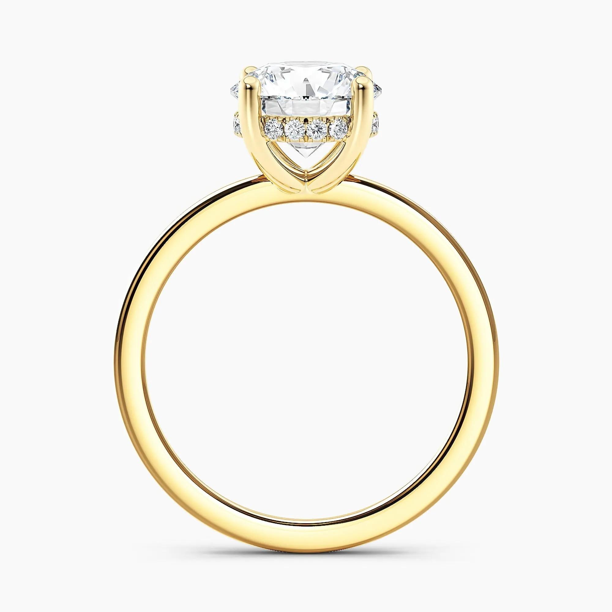 Auriya 14k Gold 5.00ctw Round Hidden-Halo Lab Grown Diamond Engagement Ring sold by Zulily product image thumbnail 5