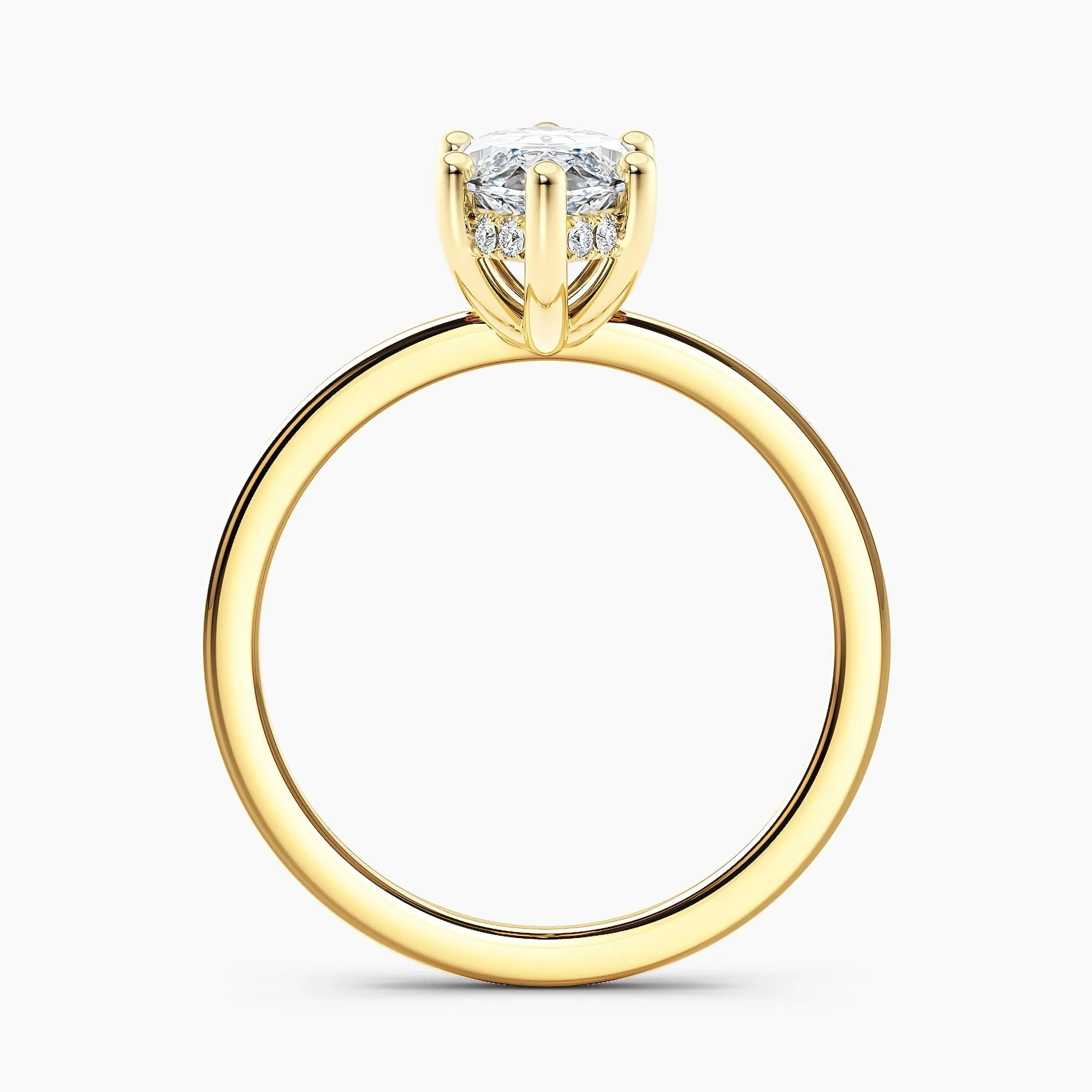 Auriya 14k Gold 0.50ctw Marquise Hidden-Halo Lab Grown Diamond Engagement Ring sold by Zulily product image thumbnail 5