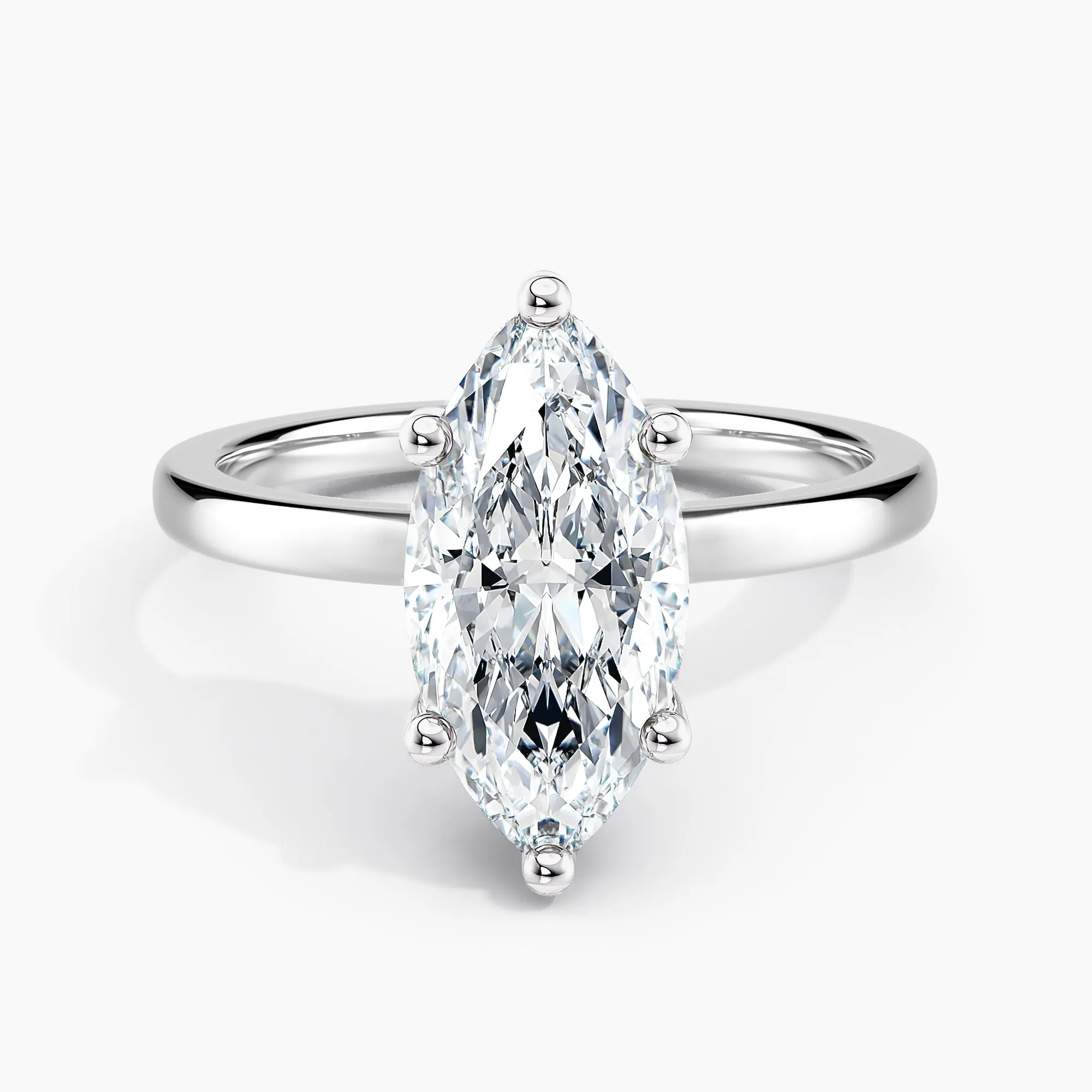 Auriya 14k Gold 0.50ctw Marquise Hidden-Halo Lab Grown Diamond Engagement Ring sold by Zulily