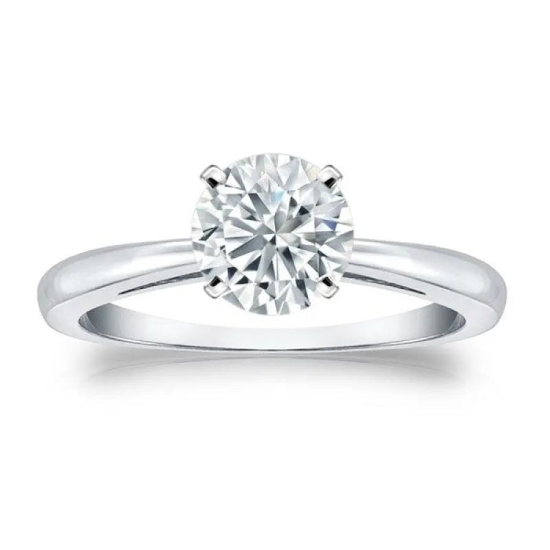Auriya 2 1/4ctw GIA Certified Solitaire Diamond Engagement Ring in 18k Gold sold by Zulily