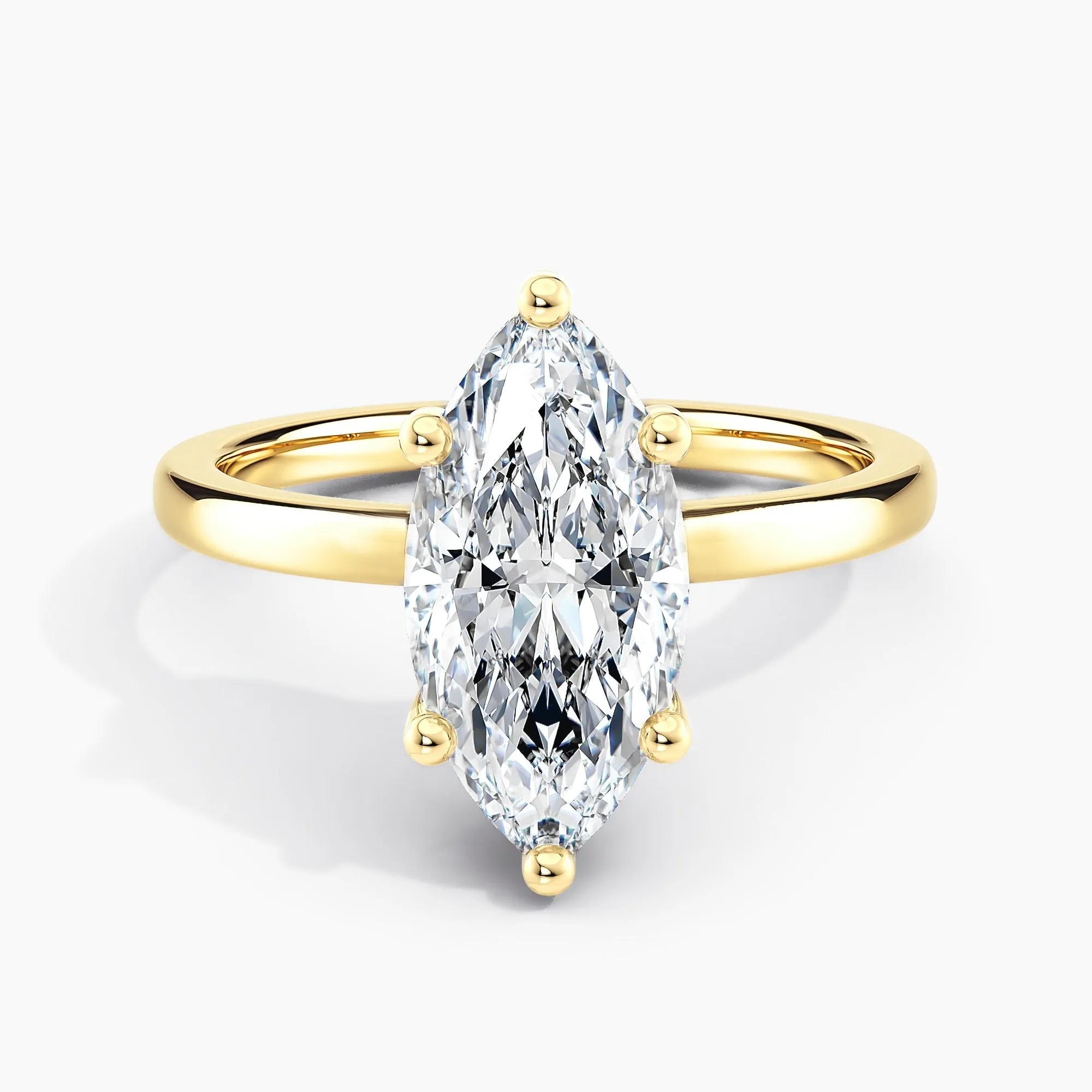 Auriya 14k Gold 0.50ctw Marquise Hidden-Halo Lab Grown Diamond Engagement Ring sold by Zulily product image thumbnail 2