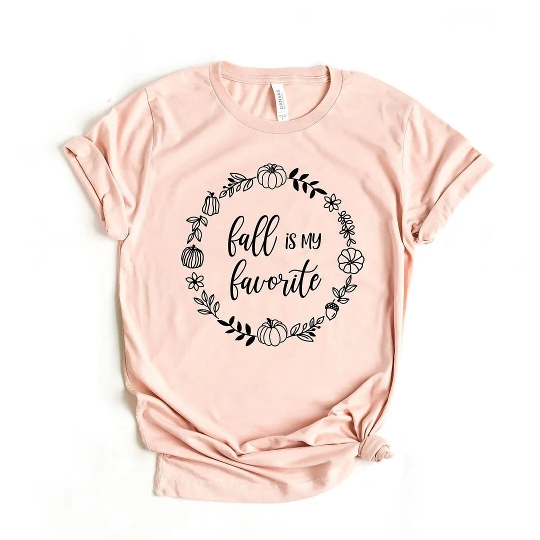 Fall Is My Favorite Circle Short Sleeve Tee sold by Zulily product image thumbnail 2
