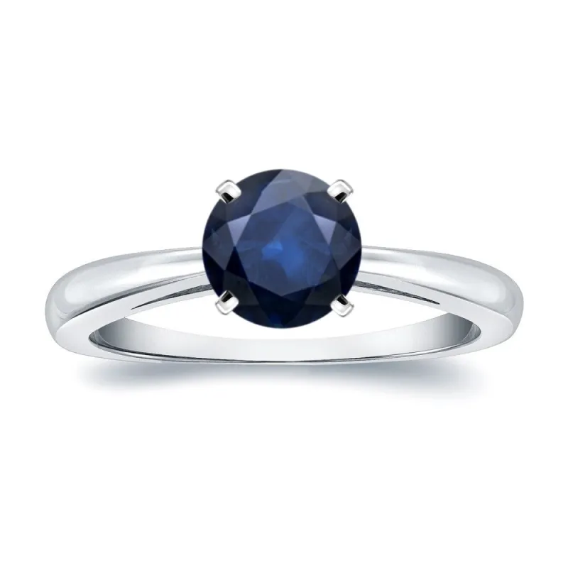 Auriya 14k Gold Sapphire Solitaire Engagement Ring 1 1/2ct TGW sold by Zulily