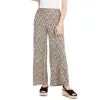 NY Collection Women's Hardware Trim Printed Pants Brown Size Petite sold by Zulily