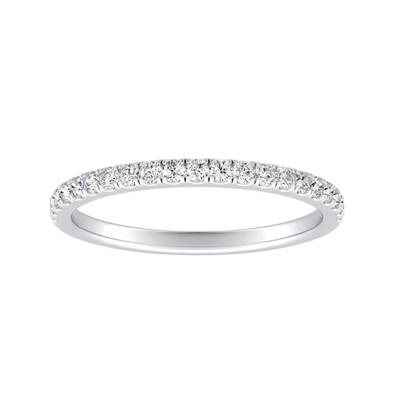Auriya 1/5ctw Round Diamond Wedding Band 14k Gold sold by Zulily