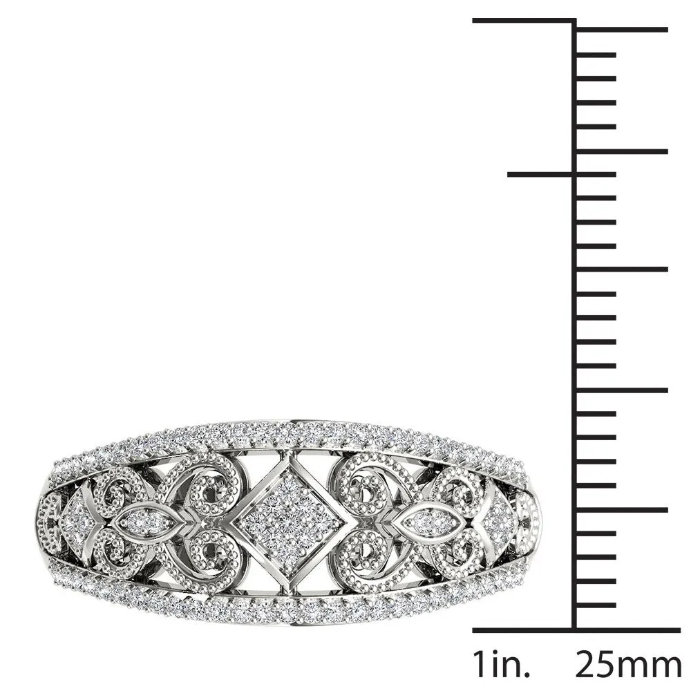 De Couer 1/5ct TDW Diamond Fashion Engagement Ring - White H-I - White H-I sold by Zulily product image thumbnail 4