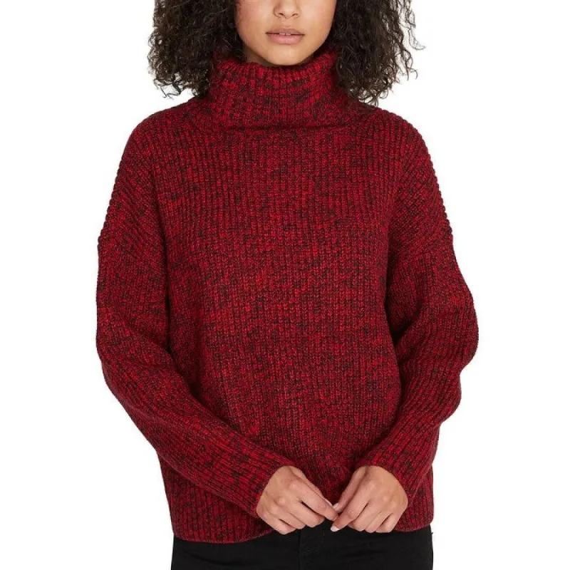 Sanctuary Women's Marled Roll Neck Pullover Sweater Red Size Large sold by Zulily