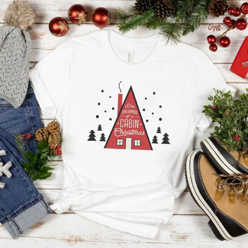 Cabin Christmas Short Sleeve Tee sold by Zulily