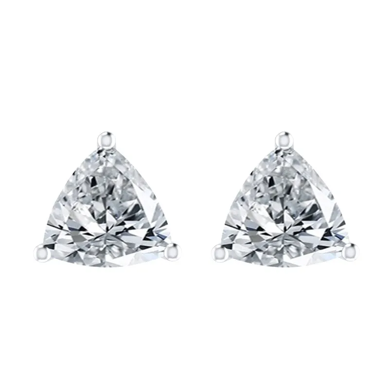 Sterling Silver 4.00Ct Natural White Topaz Stud Earrings sold by Zulily