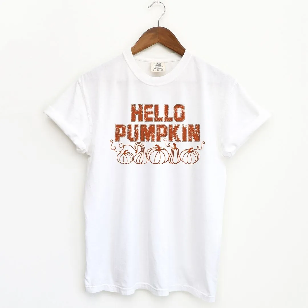 Hello Pumpkin Distressed Garment Dyed Tee sold by Zulily product image thumbnail 2