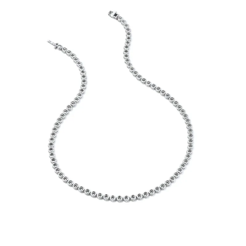 1ct TDW Diamond Sparkly Infinity Necklace in 14k Gold sold by Zulily