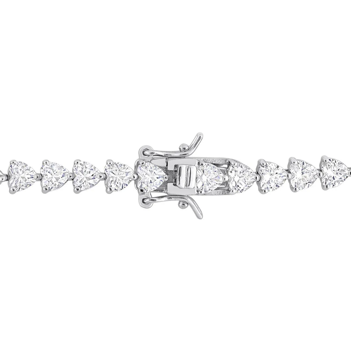 Miadora 10ct TGW Created White Sapphire Bracelet in Sterling Silver sold by Zulily product image thumbnail 2