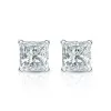 Auriya 14-karat Gold Lab Grown 1.25 carat TDW Princess Diamond Stud Earrings 4-Prong Martini Push-back sold by Zulily