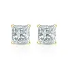 Auriya 14-karat Gold Lab Grown 1.25 carat TDW Princess Diamond Stud Earrings 4-Prong Martini Push-back sold by Zulily