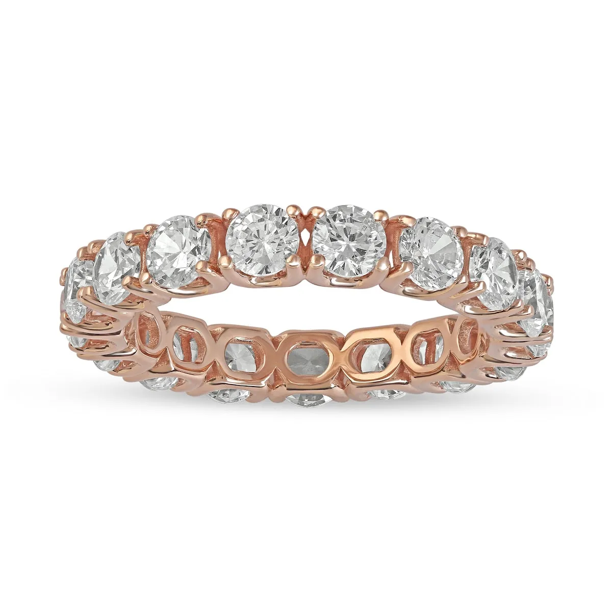 2 3/4ct TDW Diamond Womens Eternity Wedding Band in 14k Gold by DeCouer sold by Zulily product image thumbnail 5