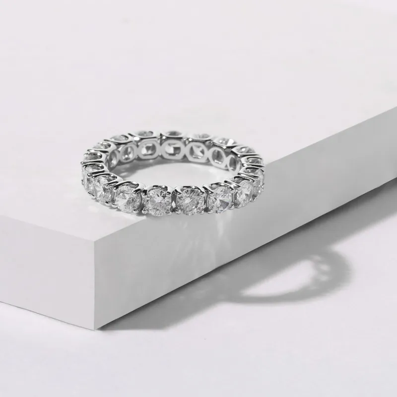 2 3/4ct TDW Diamond Womens Eternity Wedding Band in 14k Gold by DeCouer made by Zulily