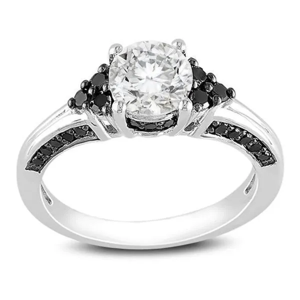 Miadora Sterling Silver 3/8ct Black Diamond and White Sapphire Ring sold by Zulily