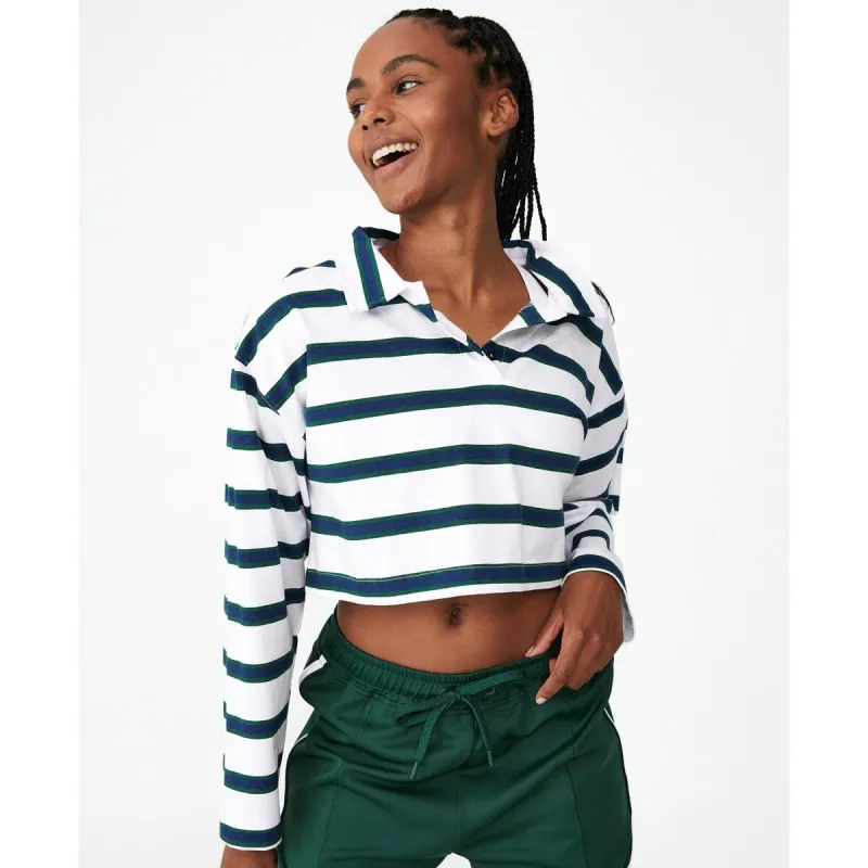 COTTON ON Women's Polo Long Sleeve Top Green sold by Zulily