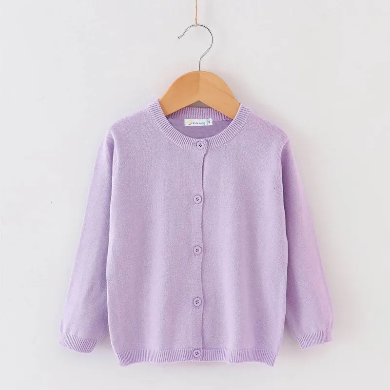 Lavender Crewneck Cardigan sold by Zulily