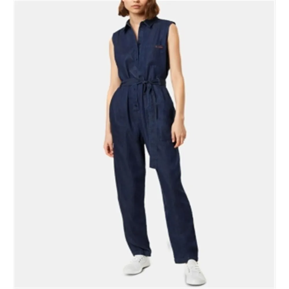 French Connection Women's Maggia Denim Jumpsuit Blue Size 10 sold by Zulily