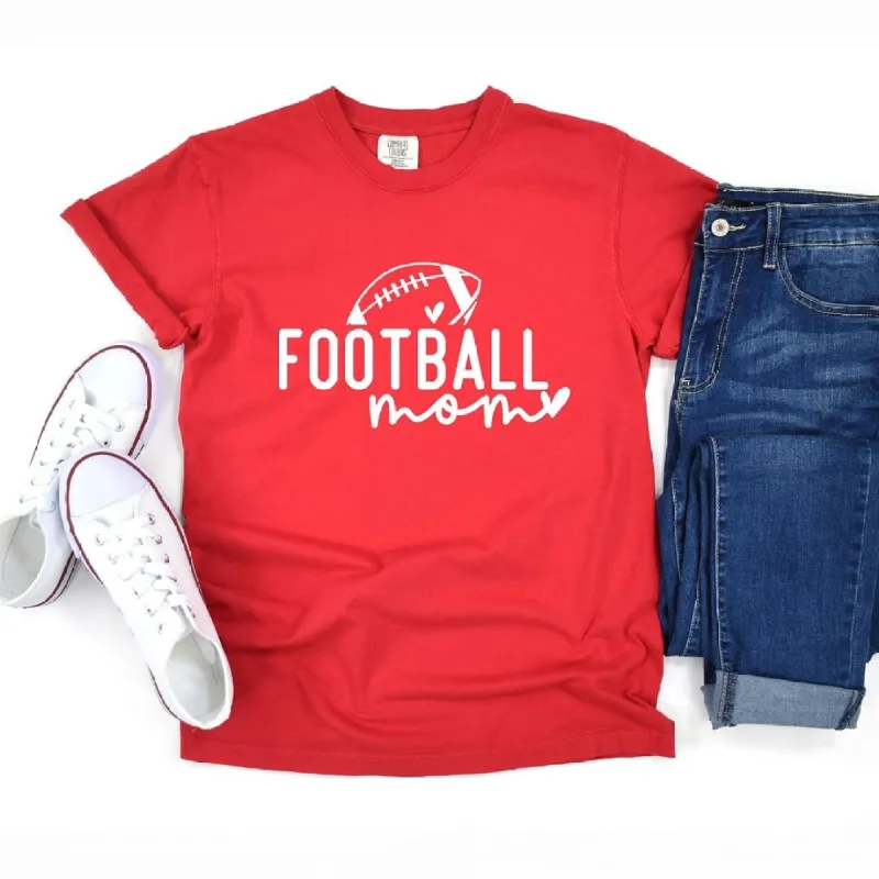 Football Mom Ball Garment Dyed Tee sold by Zulily