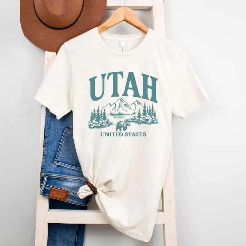 Utah Forest Scene Short Sleeve Tee made by Zulily