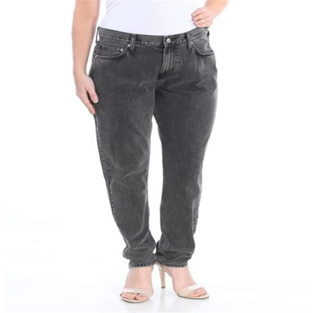 Calvin Klein Women's Mid Rise Slim Leg Jeans Black Size 32X30 sold by Zulily