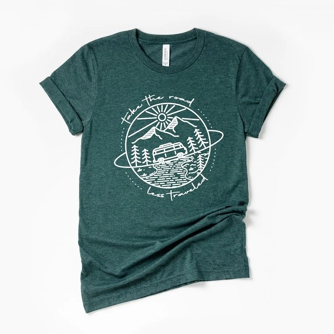 Take The Road Less Traveled Short Sleeve Tee sold by Zulily product image thumbnail 2