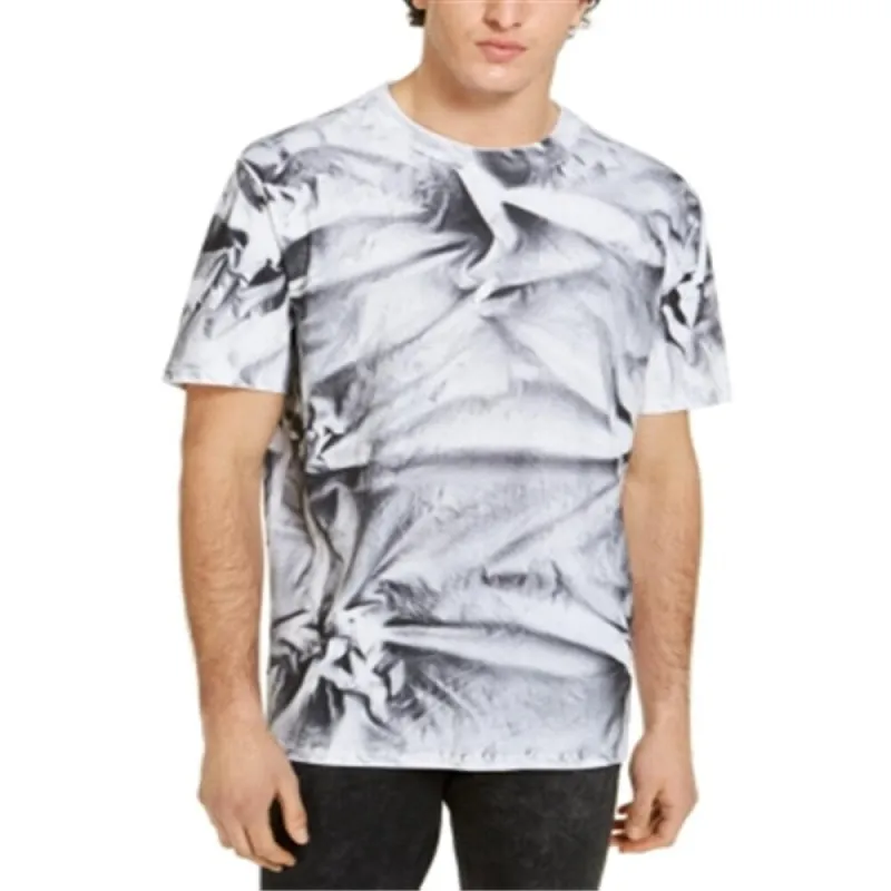 Guess Men's Crinkle Spray Crew Tee White Size Medium sold by Zulily