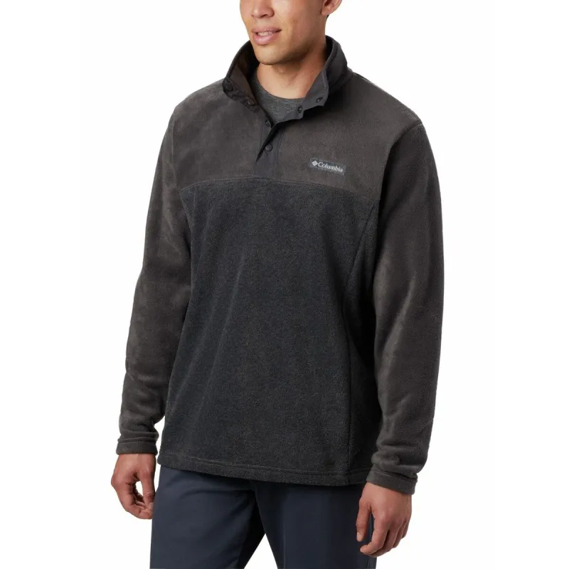 Columbia Men's Steens Mountain Half Snap Fleece Gray Size X-Large sold by Zulily