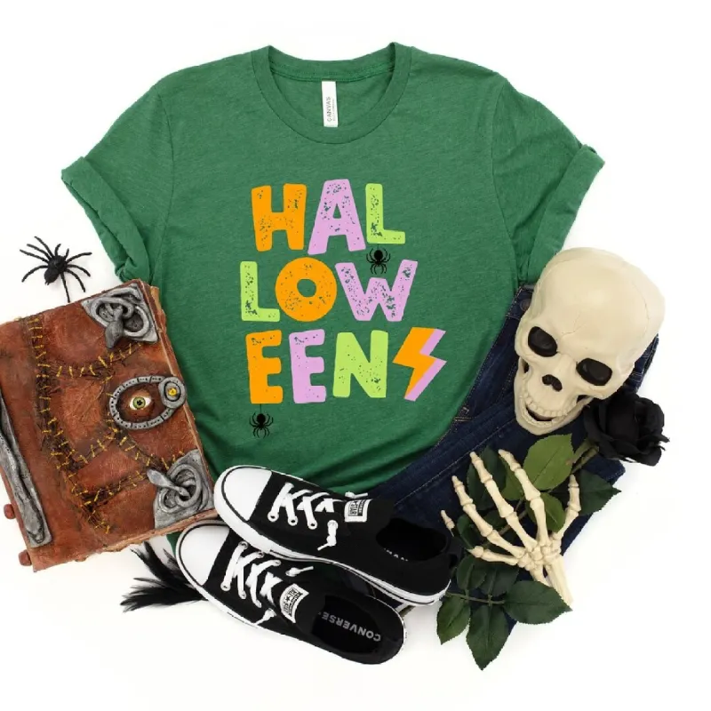 Halloween Lightning Bolt Colorful Short Sleeve Tee sold by Zulily