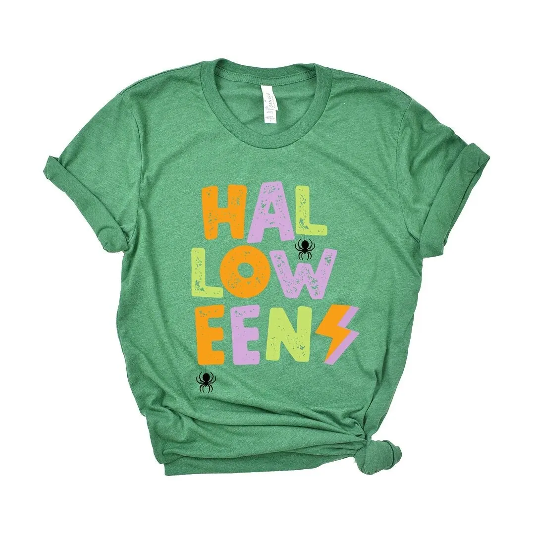 Halloween Lightning Bolt Colorful Short Sleeve Tee sold by Zulily product image thumbnail 2