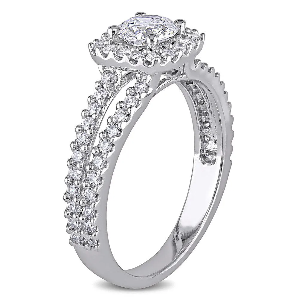Miadora Signature Collection 14k White Gold 1ct TDW Certified Diamond Engagement Ring sold by Zulily product image thumbnail 2