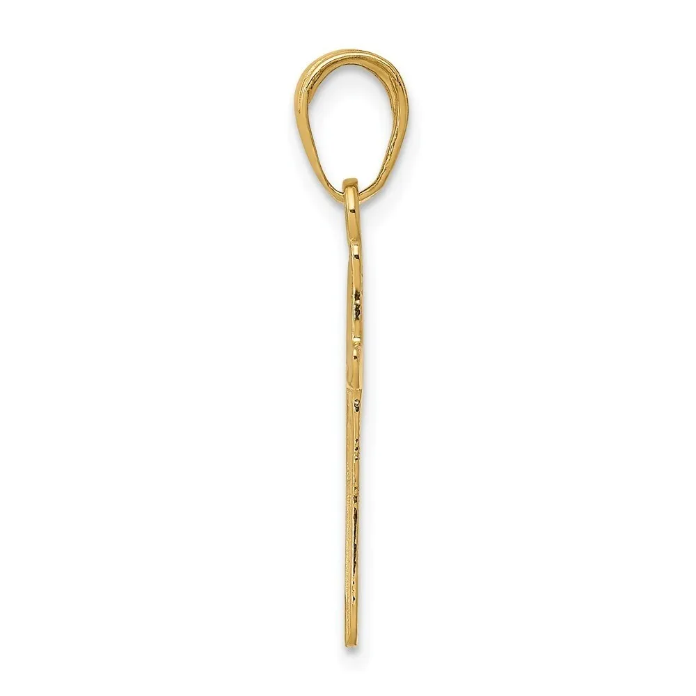 Curata 14k Yellow Gold 18" Polished Cross Pendant Necklace - 11.3x24.1mm sold by Zulily product image thumbnail 3