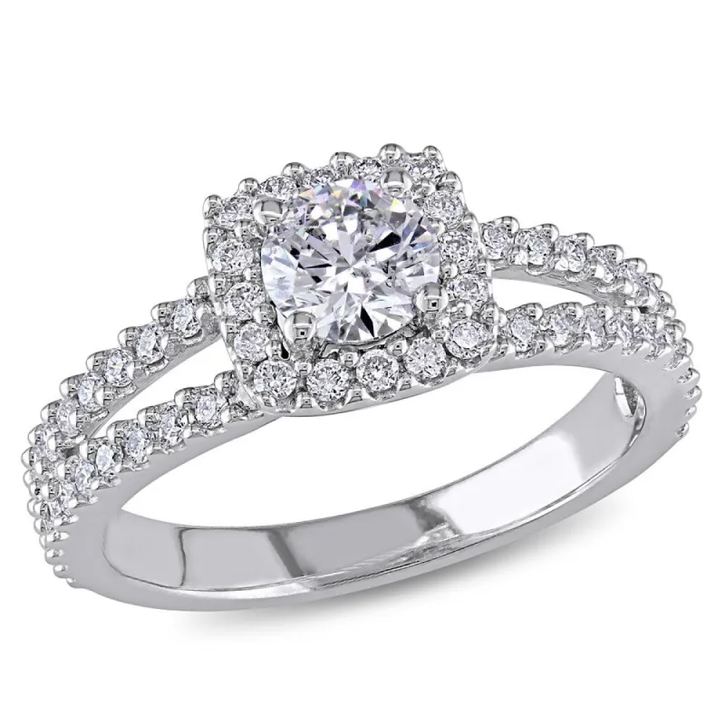 Miadora Signature Collection 14k White Gold 1ct TDW Certified Diamond Engagement Ring sold by Zulily
