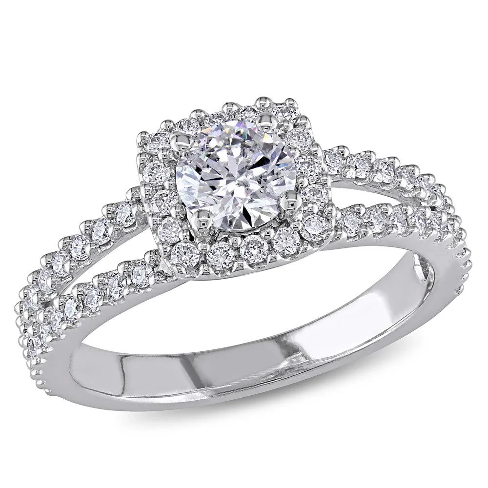 Miadora Signature Collection 14k White Gold 1ct TDW Certified Diamond Engagement Ring sold by Zulily