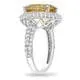 Miadora Sterling Silver Citrine and Created White Sapphire Ring sold by Zulily product image thumbnail 2