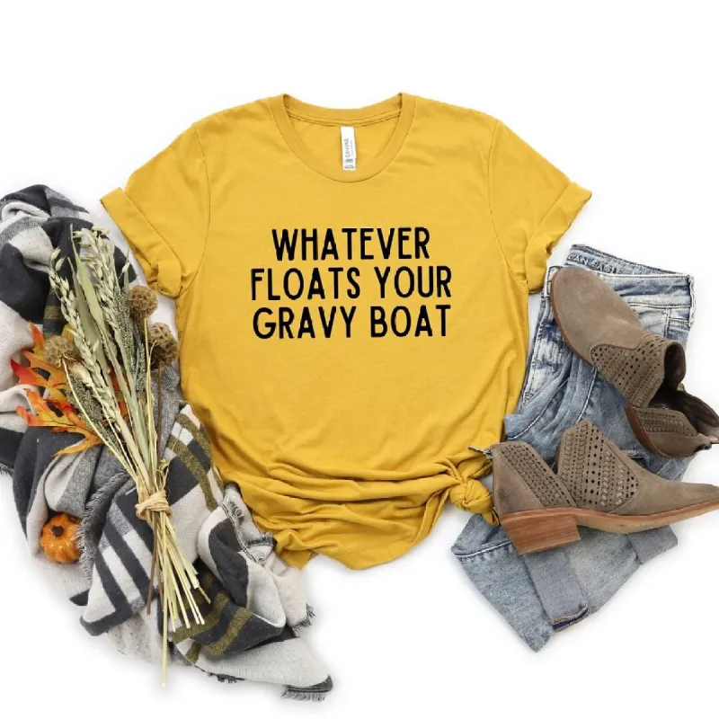 Whatever Floats Your Gravy Boat Short Sleeve Tee sold by Zulily