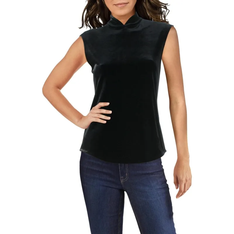 Anne Klein Women's Mao Top Velvet Tank - Anne Black Black Size XS sold by Zulily